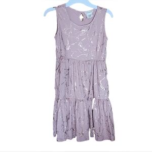 NWOT SOHO BLUE Beautiful Rose Gold Foiled Dress, Size 10